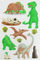 MINI Animal Lovely Puffy Dinosaur Stickers , Promo Custom Foam Stickers
