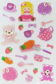 Autocollants gonflés japonais de jouet de fille de Kawaii pour l'OEM d'ODM d'enfants/ODM disponibles